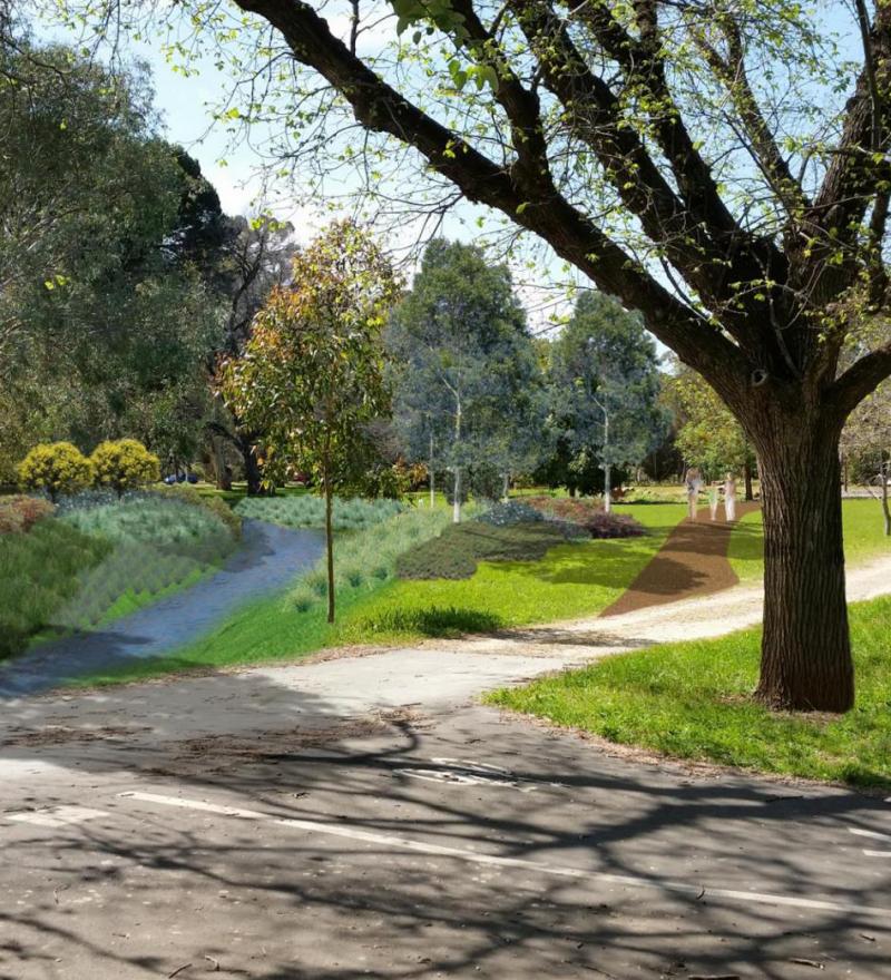 Adelaide South Park Lands Creek Rehabilitation